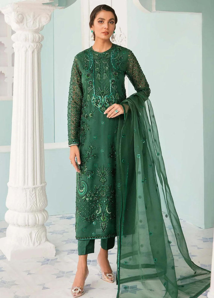 Elinor By Akbar Aslam Embroidered Organza Suits Unstitched 4 Piece  Nolana - Luxury Collection