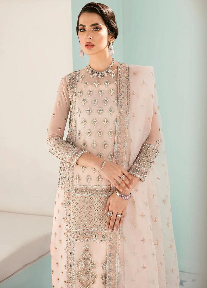 Elinor By Akbar Aslam Embroidered Organza Suits Unstitched 4 Piece  Thisle - Luxury Collection