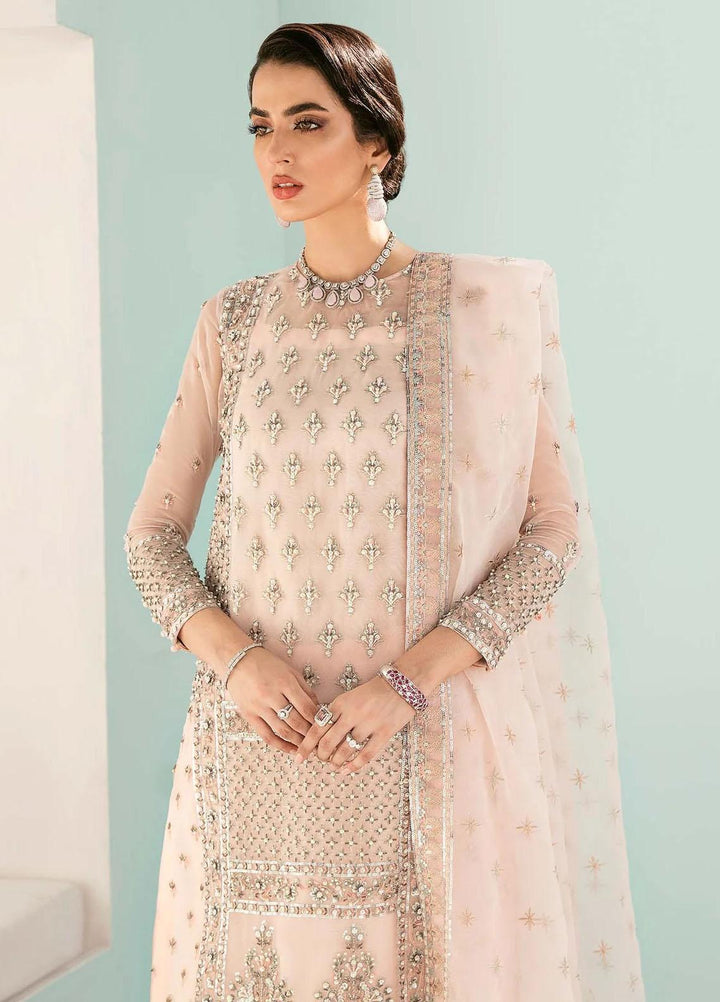 Elinor By Akbar Aslam Embroidered Organza Suits Unstitched 4 Piece  Thisle - Luxury Collection