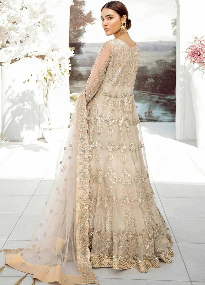 Akbar Aslam Embroidered Net Suits Unstitched 3 Piece AA21F  1314 ASTILBE - Festive Collection