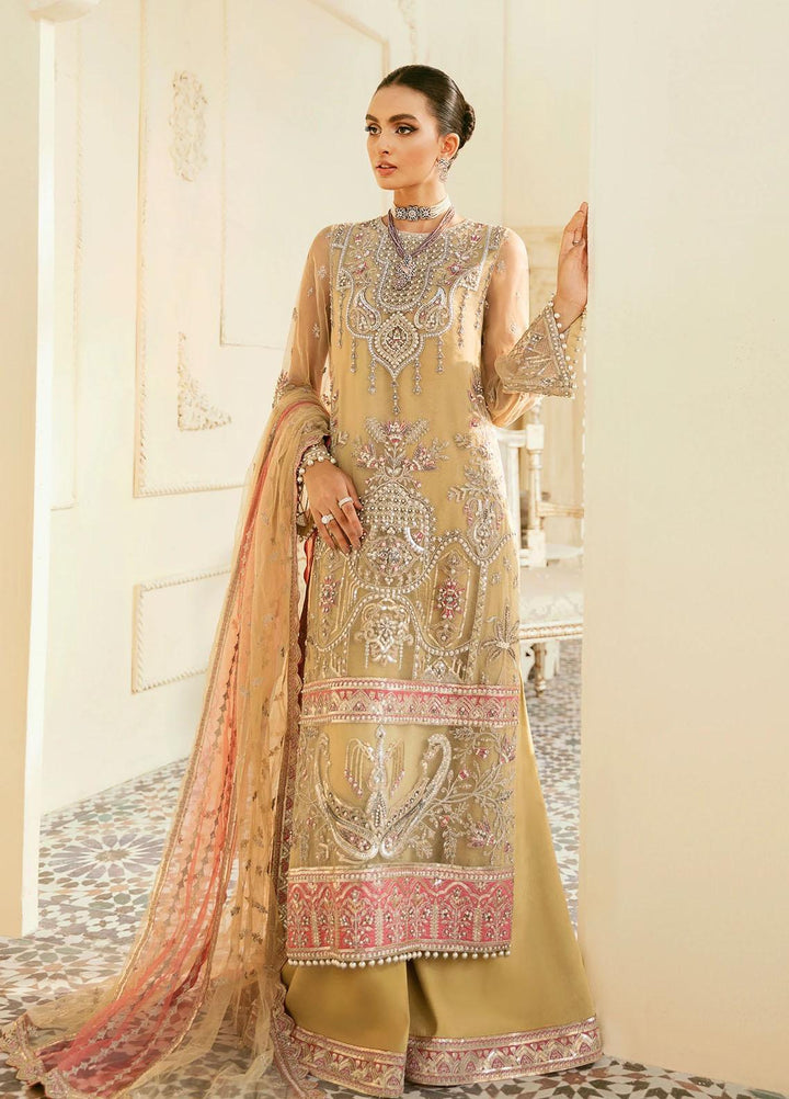 Akbar Aslam Embroidered Organza Suits Unstitched 3 Piece AA22F PALILA - Luxury Formals Collection