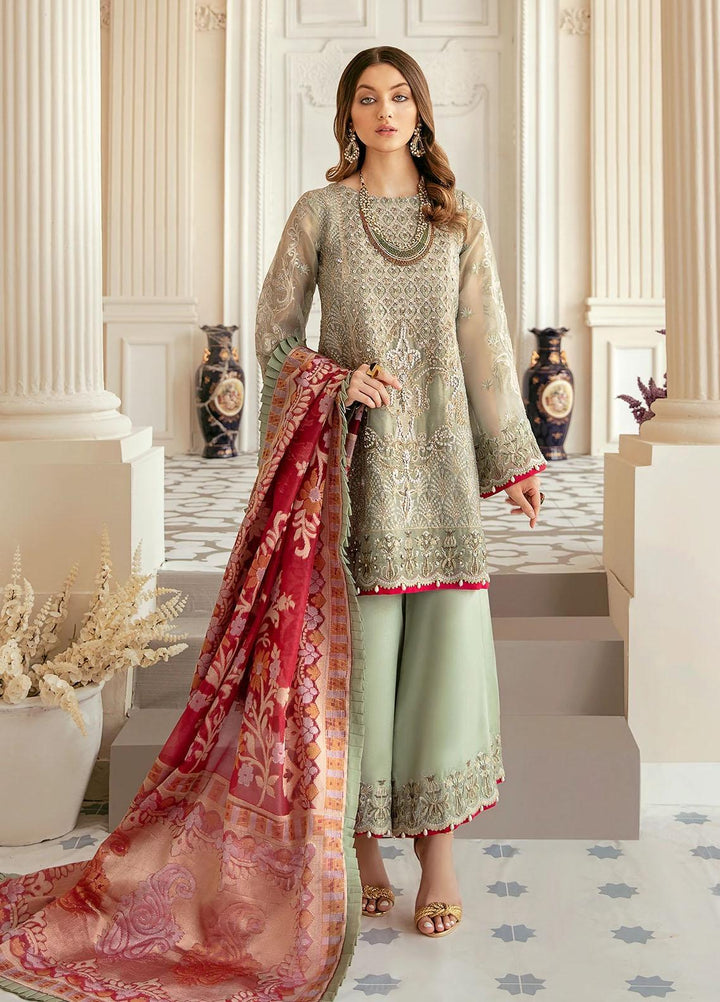 Akbar Aslam Embroidered Missouri Suits Unstitched 3 Piece AA22F ZANZIBAR - Luxury Formals Collection