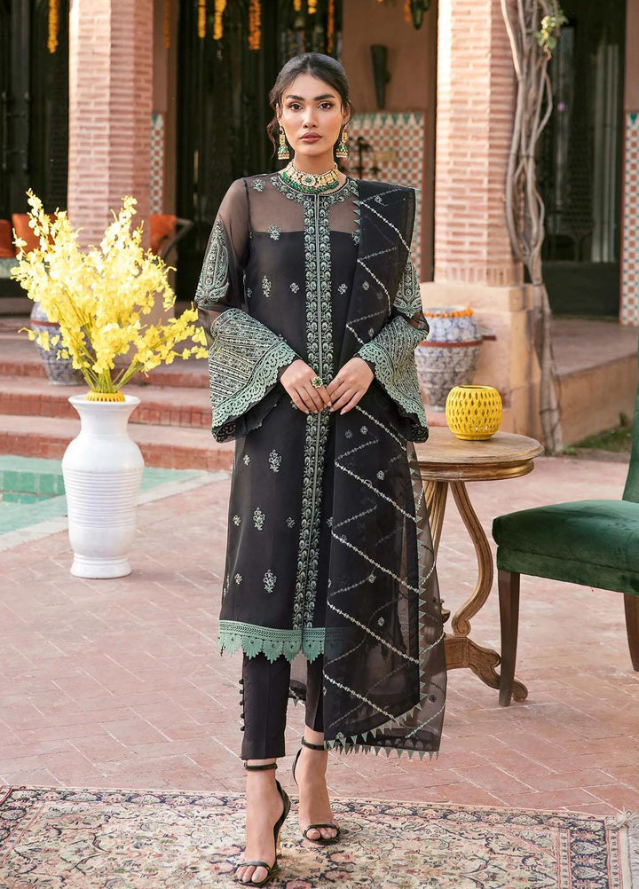 Akbar Aslam Luxury Pret  Organza 3 Piece Suit AA22P STARFUR