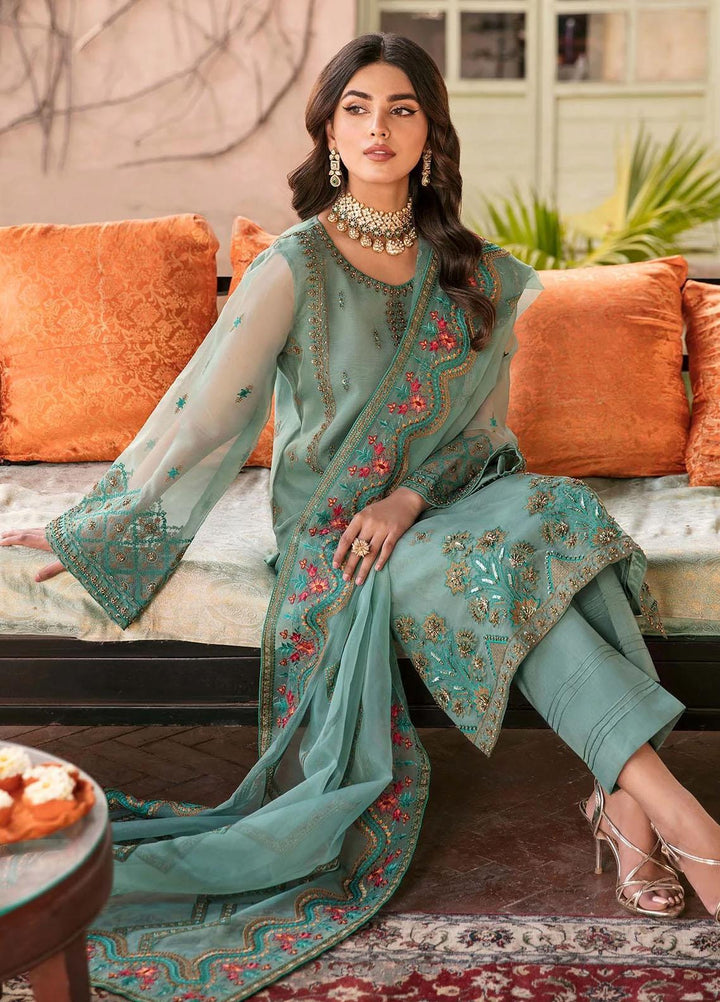Akbar Aslam Luxury Pret  Organza 3 Piece Suit AA22P WASSBILL