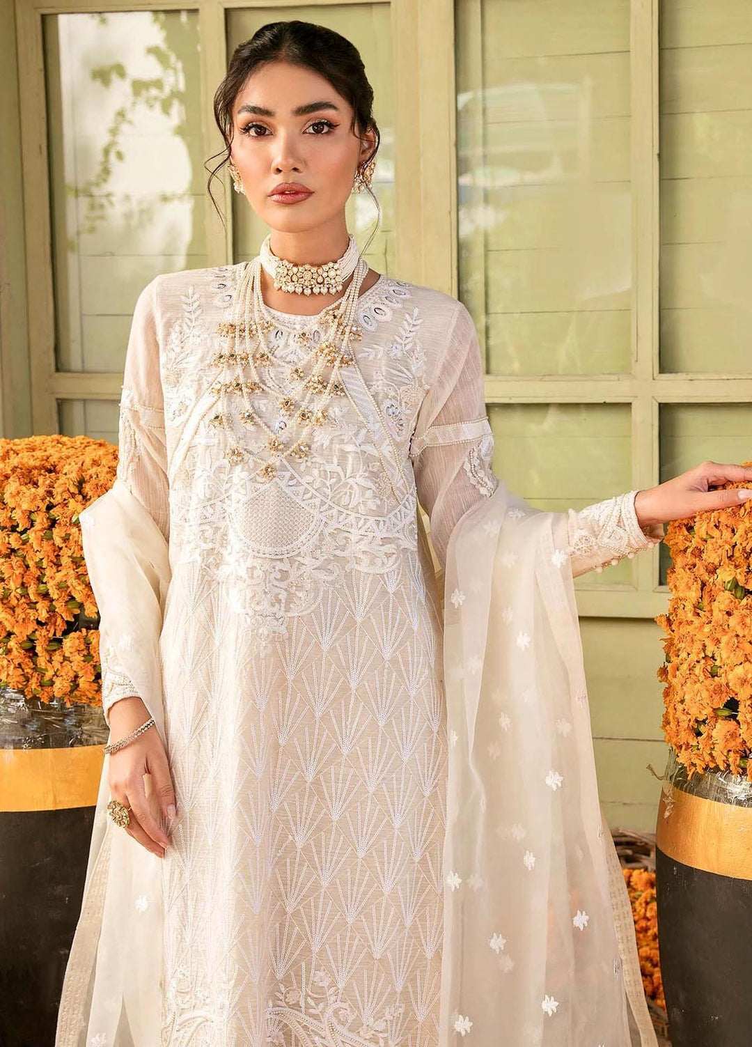 Akbar Aslam Luxury Pret  Khaadi Net 3 Piece Suit AA22P CORDOM