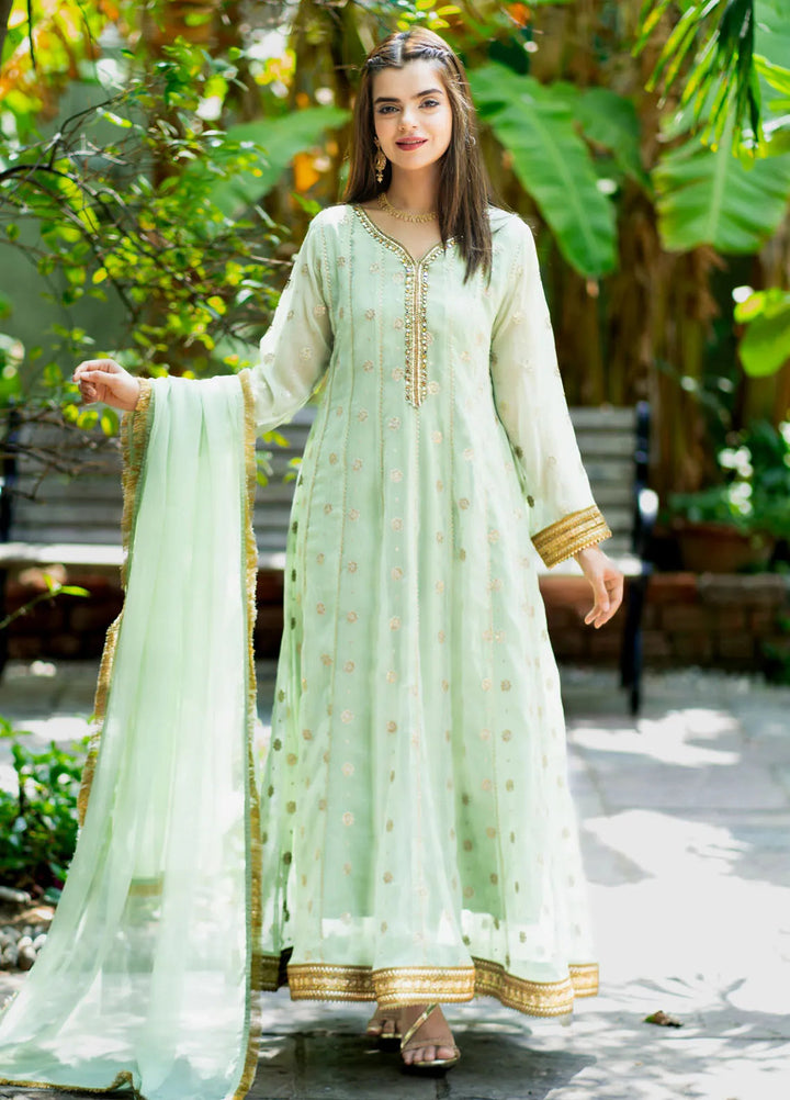 Al Harir Pret Embroidered Chiffon 3 Piece Suit Mehar