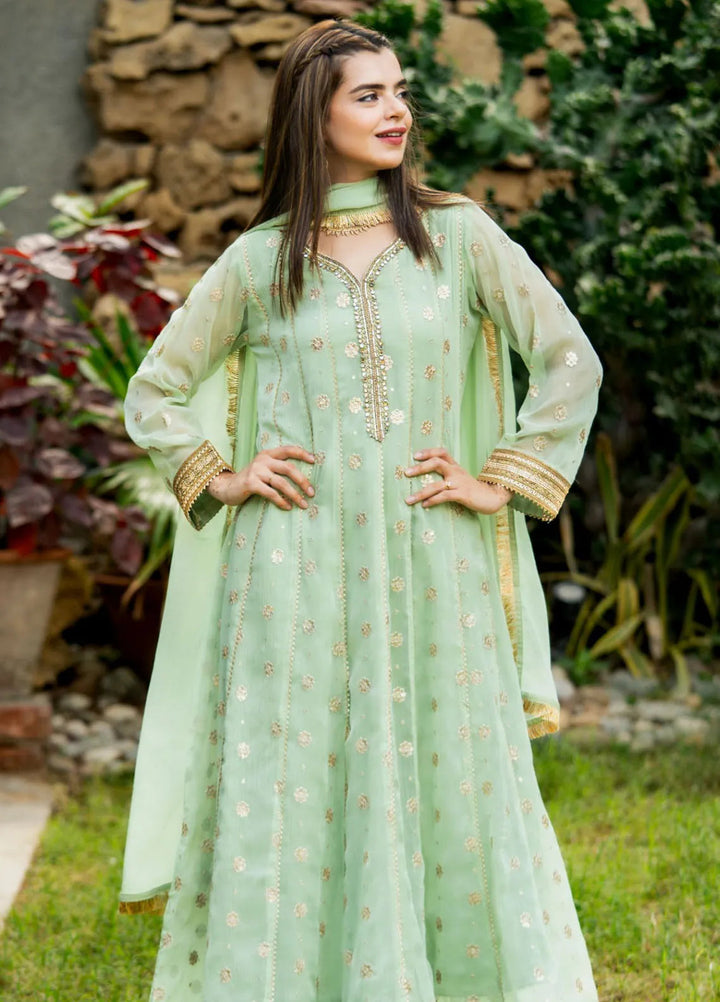 Al Harir Pret Embroidered Chiffon 3 Piece Suit Mehar