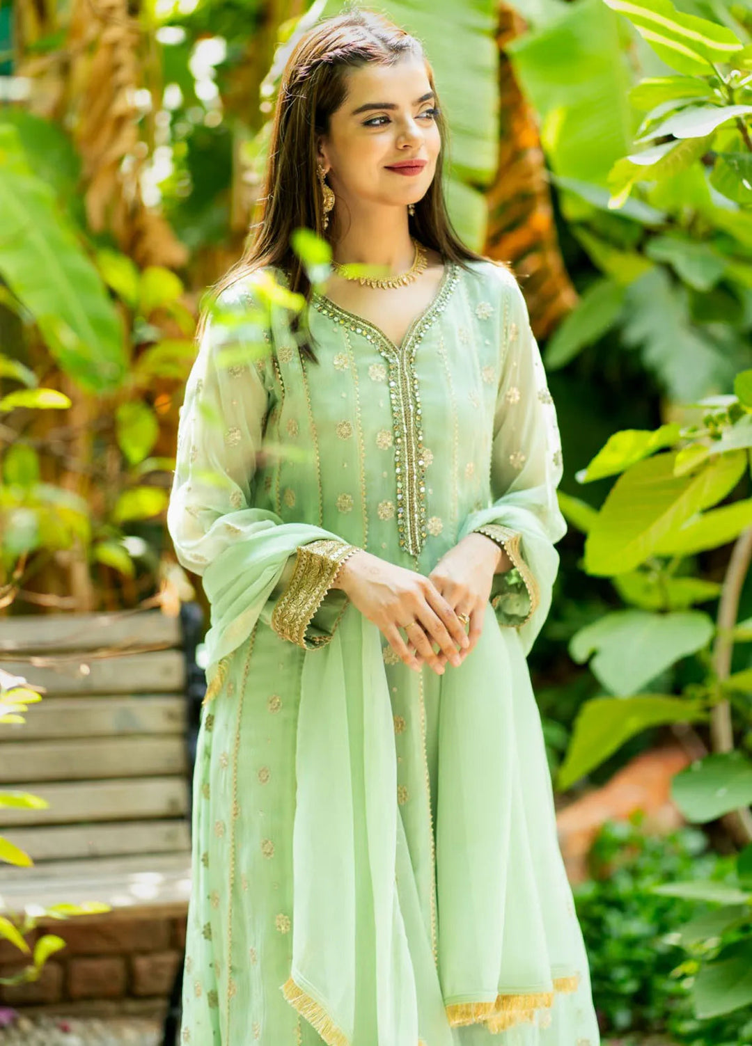 Al Harir Pret Embroidered Chiffon 3 Piece Suit Mehar