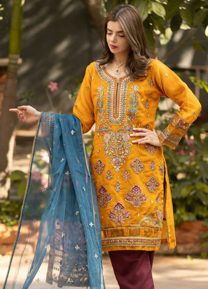 Al Harir Pret Embroidered Organza 3 Piece Suit Jahanara