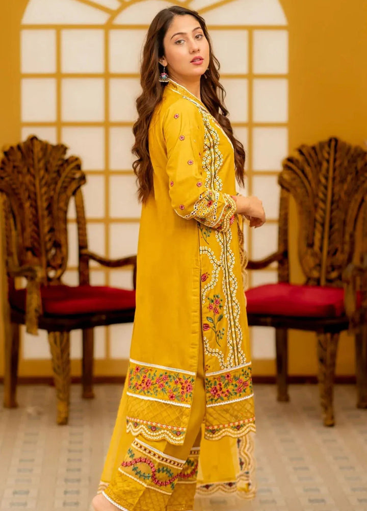 Al Harir Pret Embroidered Cotton 3 Piece Suit Ayaat
