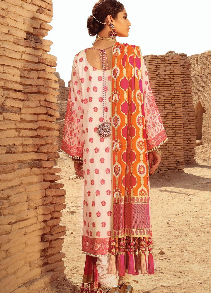 Al Karam Embroidered Jacquard Suits Unstitched 3 Piece AK21F FC-01A-21 - Summer Collection