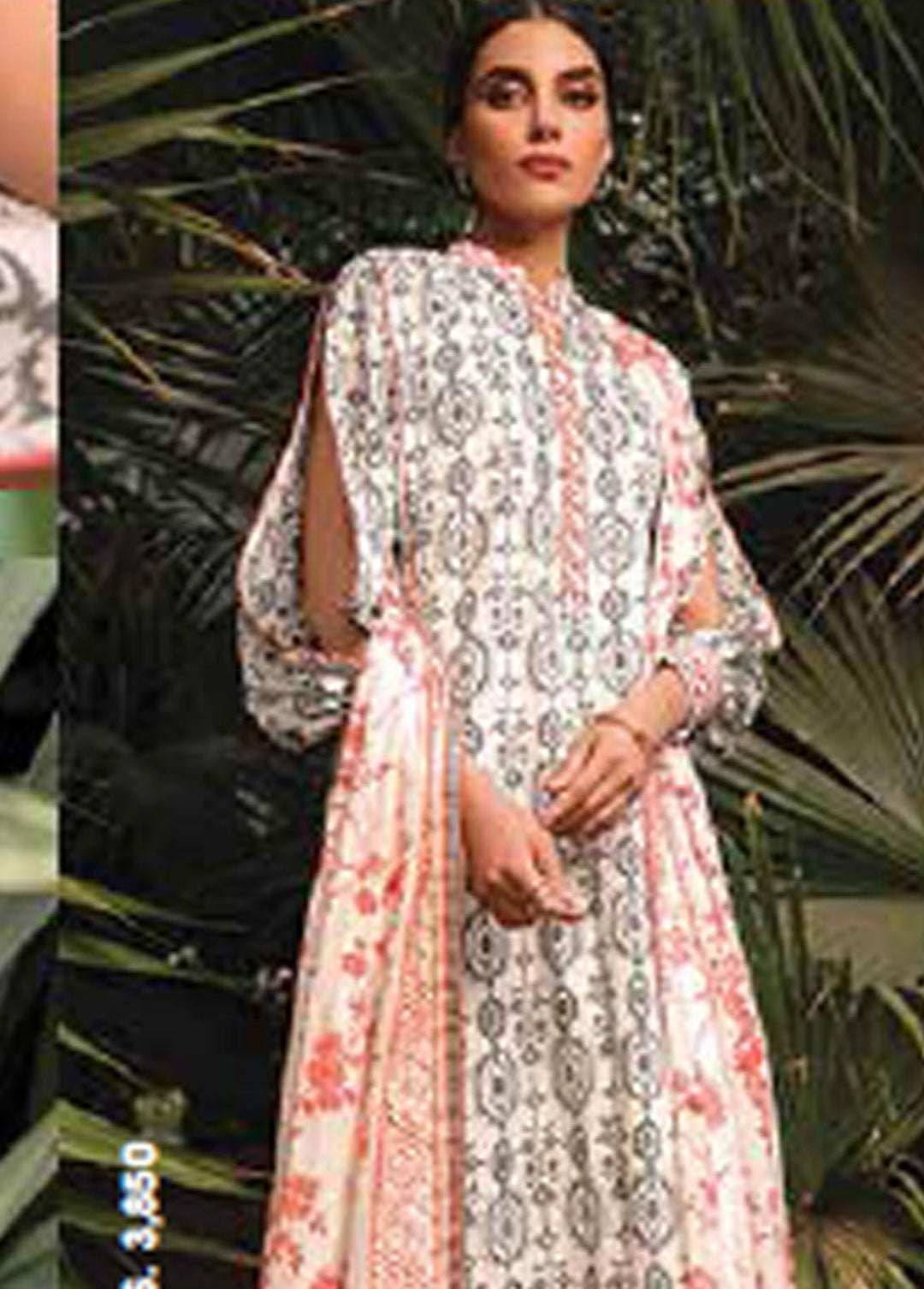 Al Karam  Lawn Suits Unstitched 3 Piece AK22-SS3 SS-2.1-22-3 Grey - Spring / Summer Collection