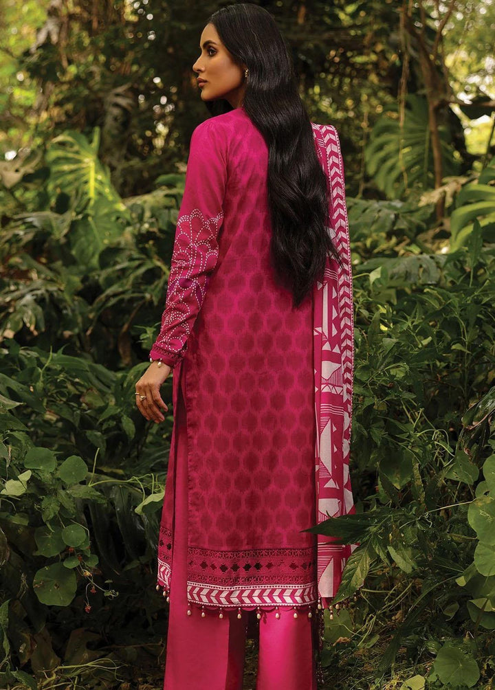 Al Karam Embroidered Lawn Suits Unstitched 2 Piece AK22-SS3 SS-32-22-3-Pink - Spring/Summer Collection
