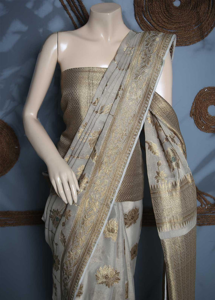 Sanaulla Exclusive Range Cotton Casual T-Shirts for Mens -  5054 Grey