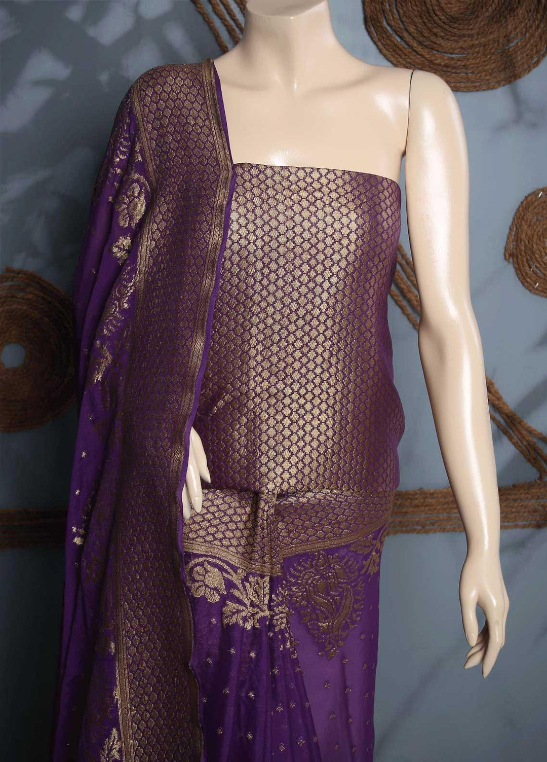 Sanaulla Exclusive Range Cotton Casual T-Shirts for Mens -  5054 Grey