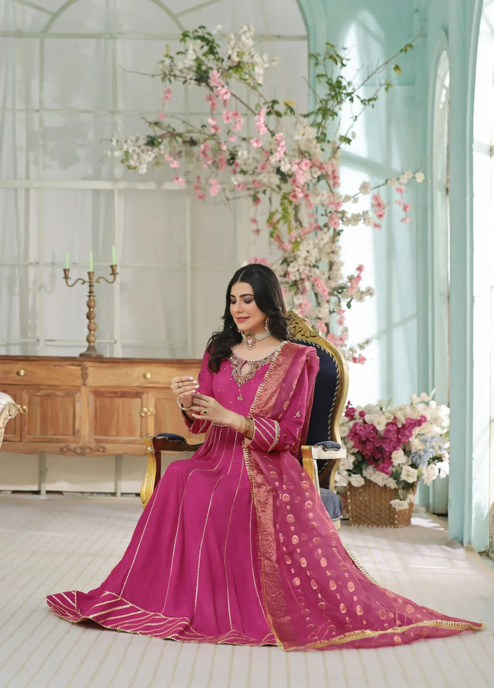 Al Siyaab Pret Embroidered Cotton Silk 3 Piece Suit Heer Margenda