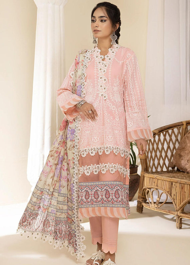 Al Zohaib Printed Lawn Suits Unstitched 3 Piece AZ23C D-01 - Summer Collection