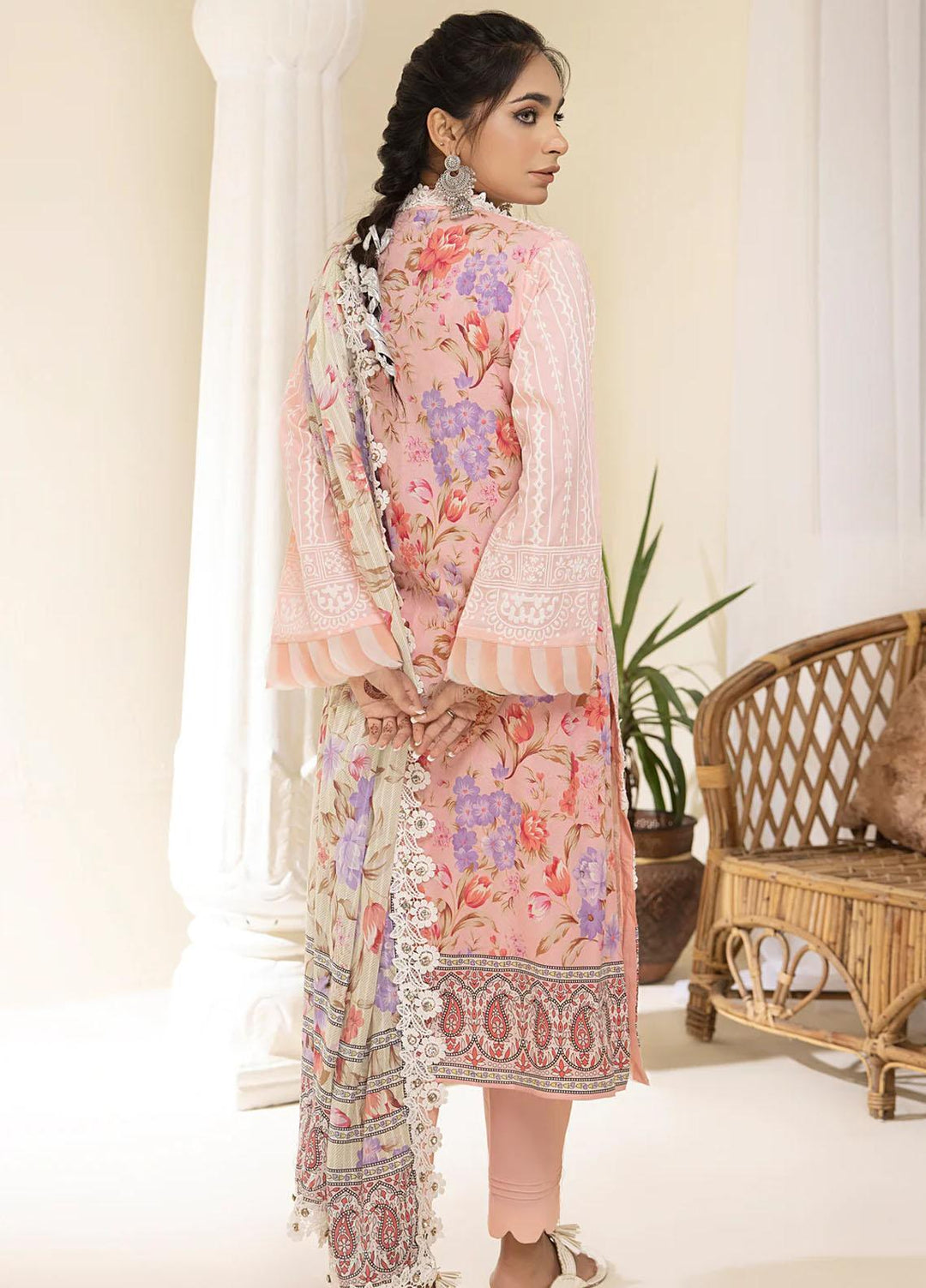 Al Zohaib Printed Lawn Suits Unstitched 3 Piece AZ23C D-01 - Summer Collection