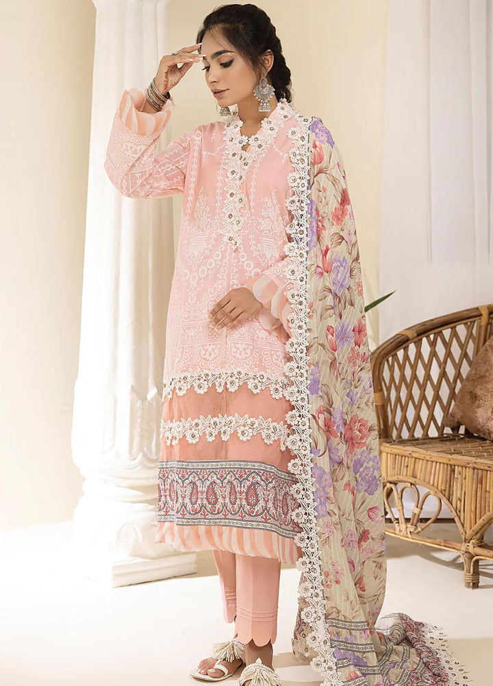 Al Zohaib Printed Lawn Suits Unstitched 3 Piece AZ23C D-01 - Summer Collection