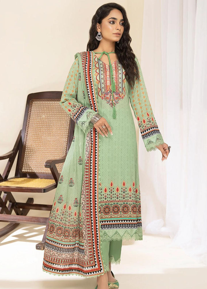 Al Zohaib Printed Lawn Suits Unstitched 3 Piece AZ23C D-03 - Summer Collection