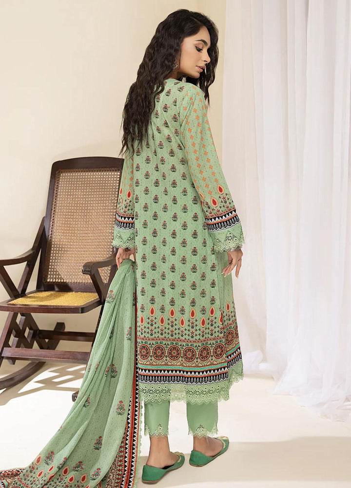 Al Zohaib Printed Lawn Suits Unstitched 3 Piece AZ23C D-03 - Summer Collection
