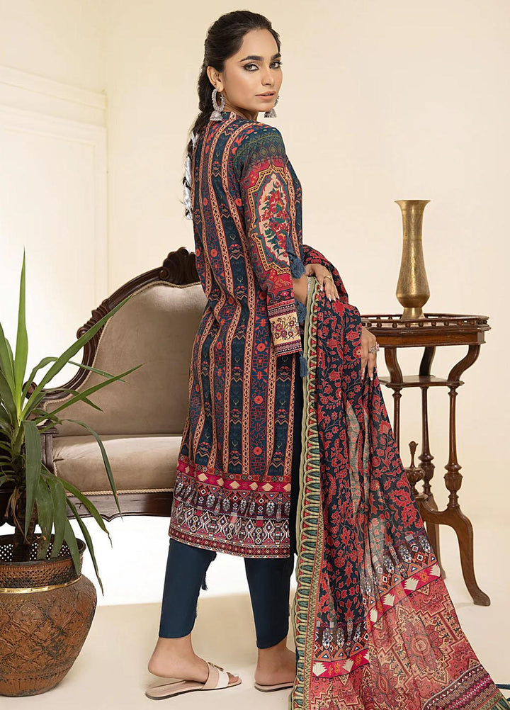 Al Zohaib Printed Lawn Suits Unstitched 3 Piece AZ23C D-04 - Summer Collection