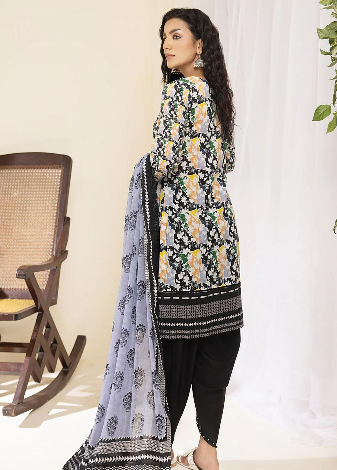 Al Zohaib Printed Lawn Suits Unstitched 3 Piece AZ23C D-05 - Summer Collection