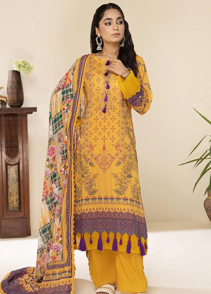 Al Zohaib Printed Lawn Suits Unstitched 3 Piece AZ23C D-06 - Summer Collection