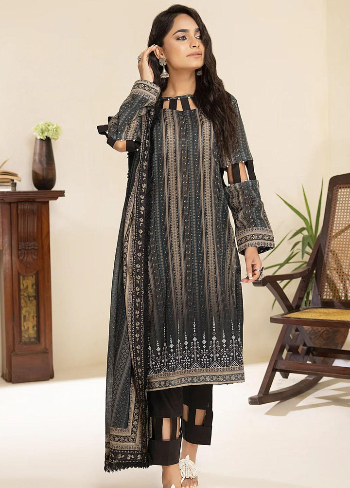 Al Zohaib Printed Lawn Suits Unstitched 3 Piece AZ23C D-11 - Summer Collection
