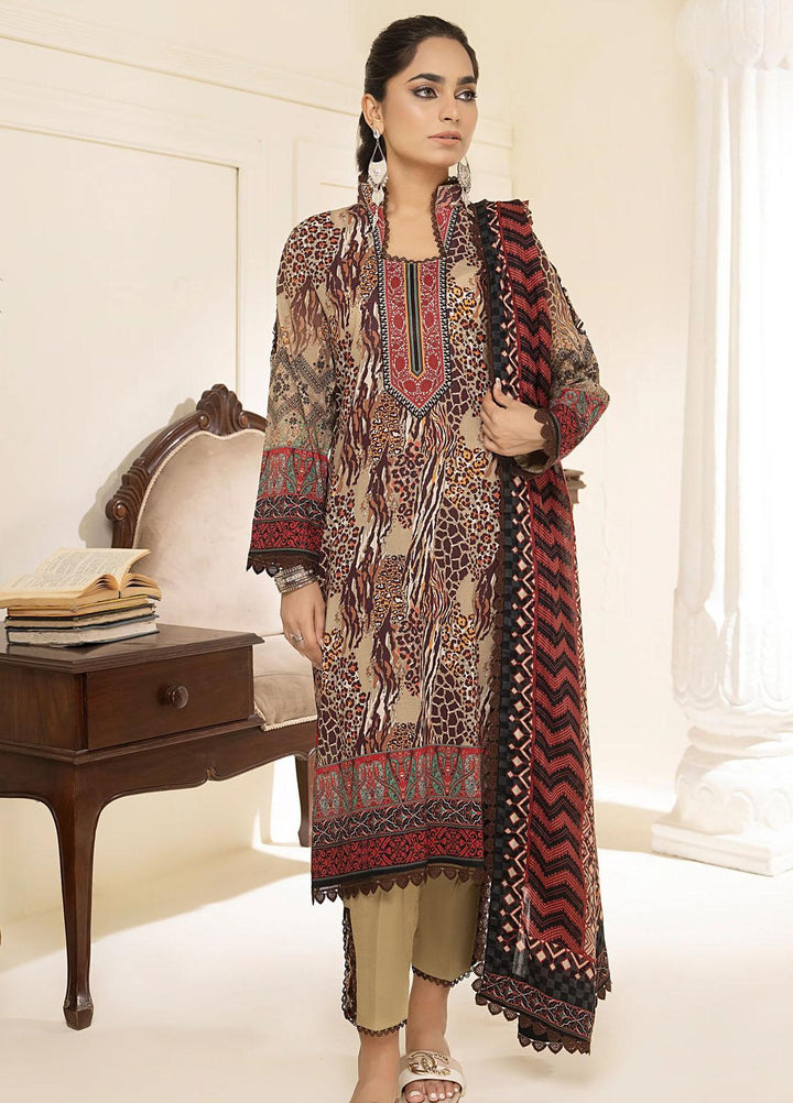 Al Zohaib Printed Lawn Suits Unstitched 3 Piece AZ23C D-16 - Summer Collection