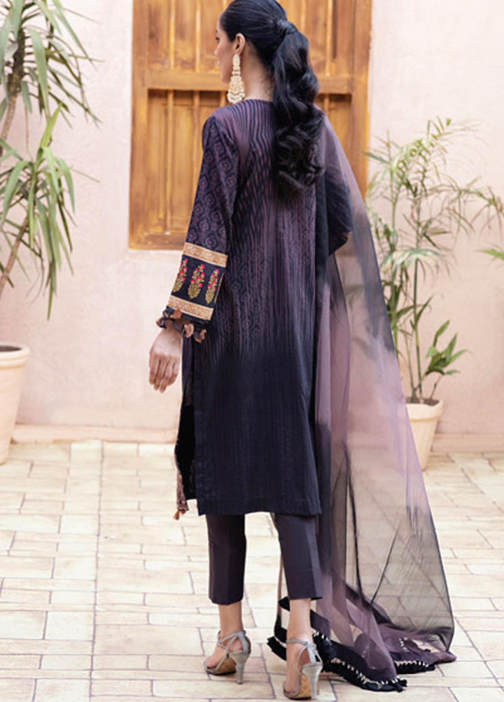 Festive Hues By Al Zohaib Embroidered Lawn Suits Unstitched 3 Piece AZ21-FH2 06 - Summer Collection