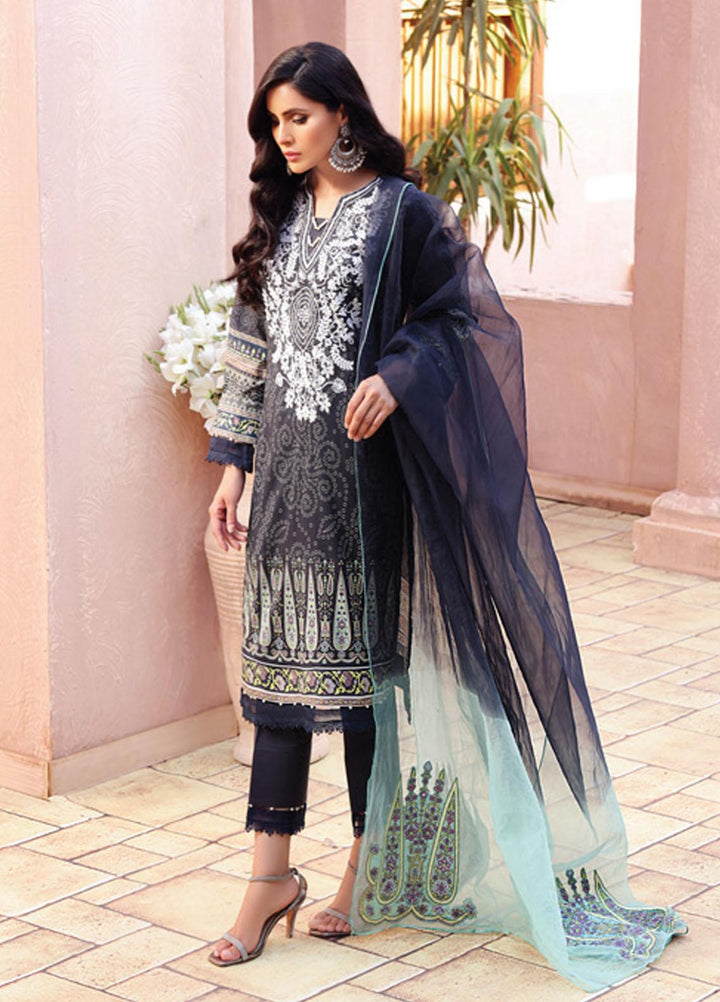 Festive Hues By Al Zohaib Embroidered Lawn Suits Unstitched 3 Piece AZ21-FH2 10 - Summer Collection