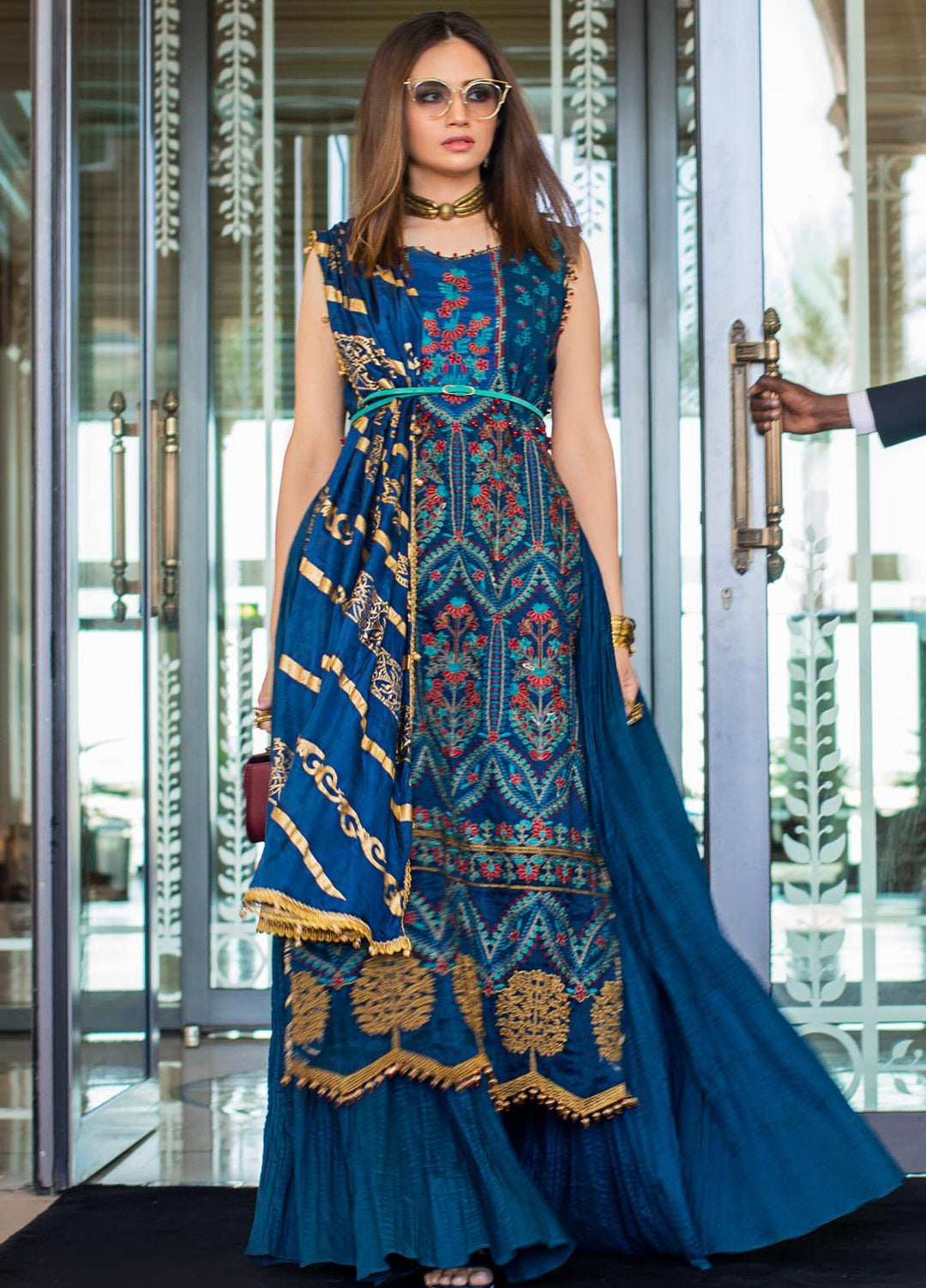 Mahiymaan By Al Zohaib Embroidered Lawn Suits Unstitched 3 Piece MAH21AZ D-02-A - Summer Collection