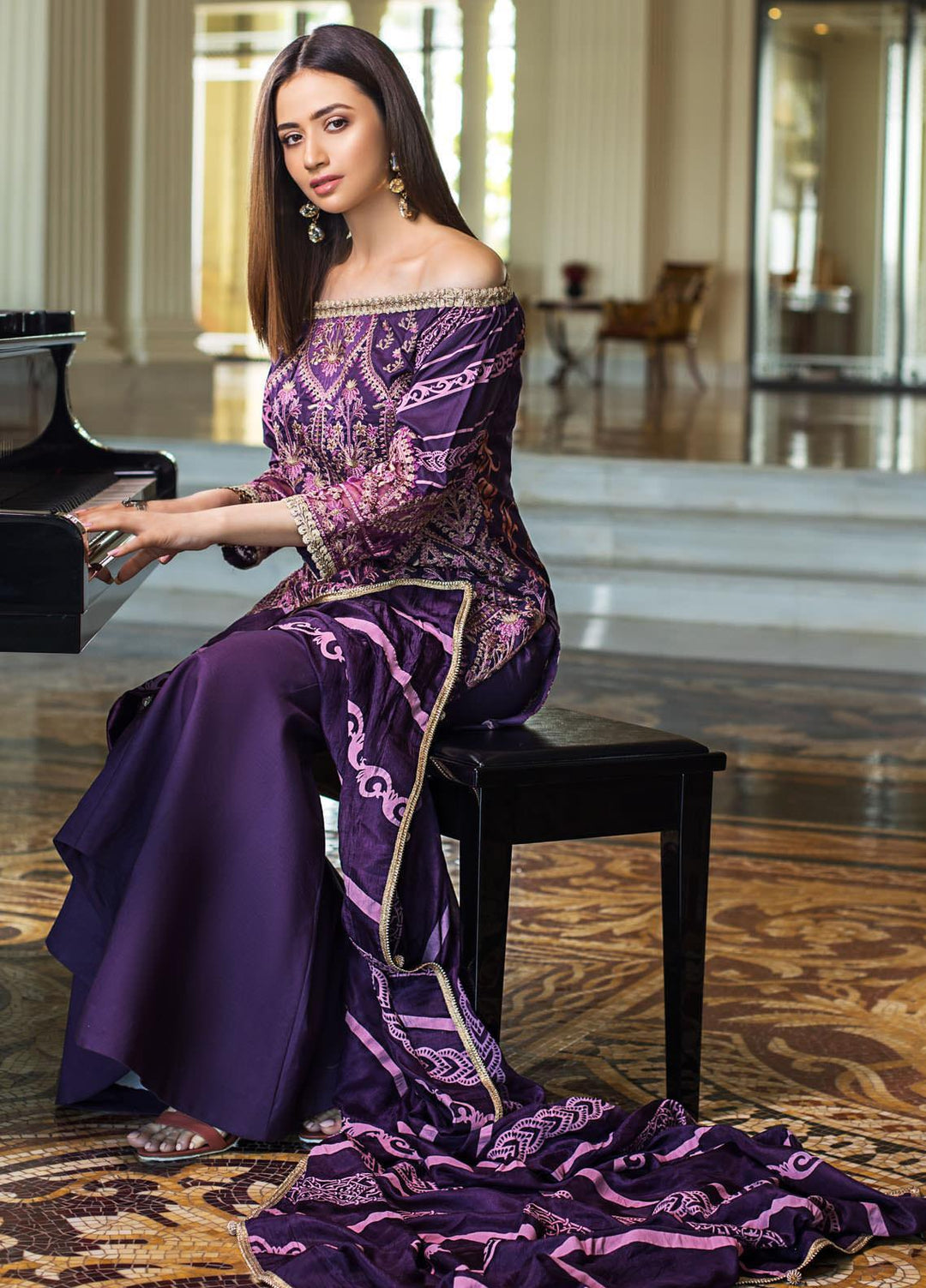 Mahiymaan By Al Zohaib Embroidered Lawn Suits Unstitched 3 Piece MAH21AZ D-02-B - Summer Collection