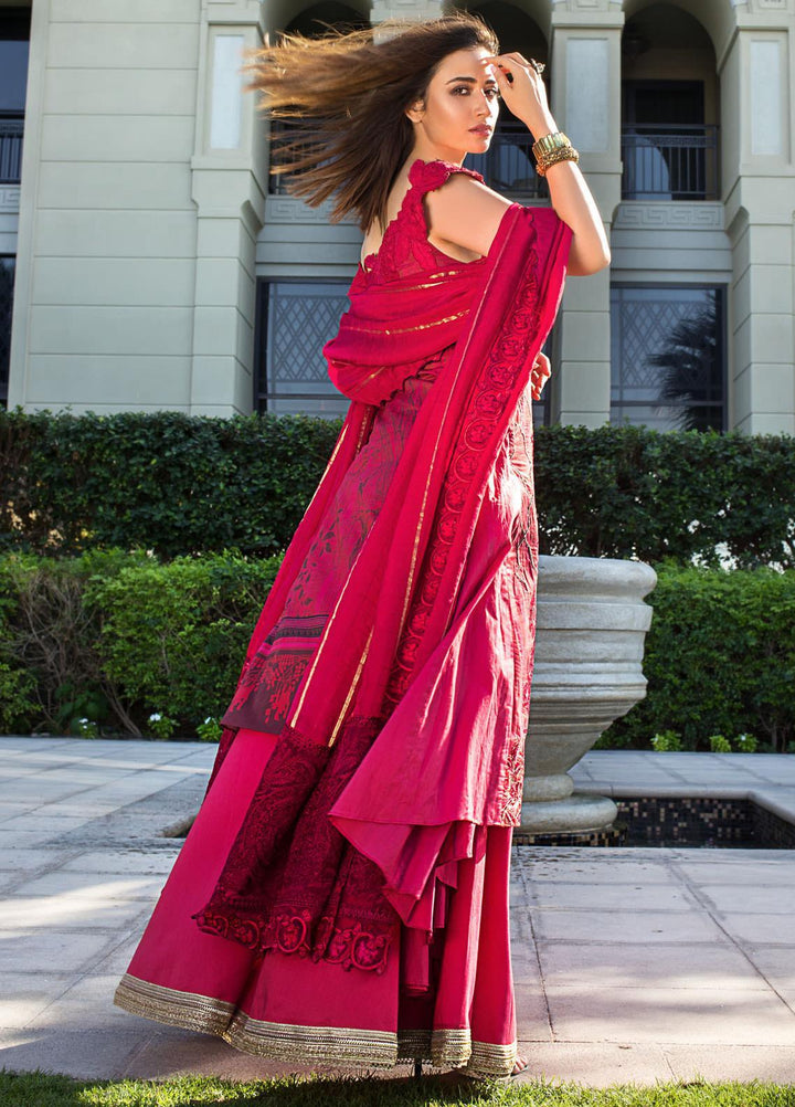 Mahiymaan By Al Zohaib Embroidered Lawn Suits Unstitched 3 Piece MAH21AZ D-04 - Summer Collection