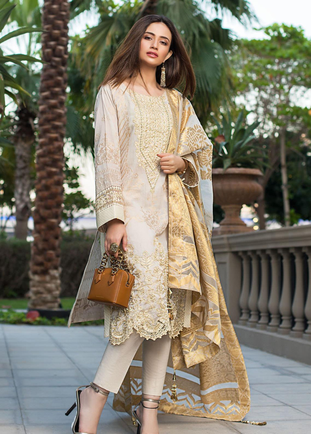 Mahiymaan By Al Zohaib Embroidered Jacquard Suits Unstitched 3 Piece MAH21AZ D-12 - Summer Collection