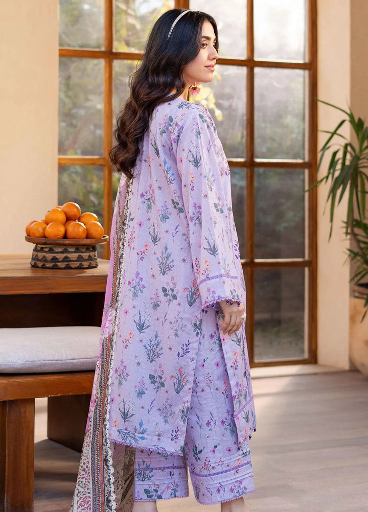 Al Zohaib Printed Lawn Suit Unstitched 3 Piece AZ25CP D-08 - Summer Collection