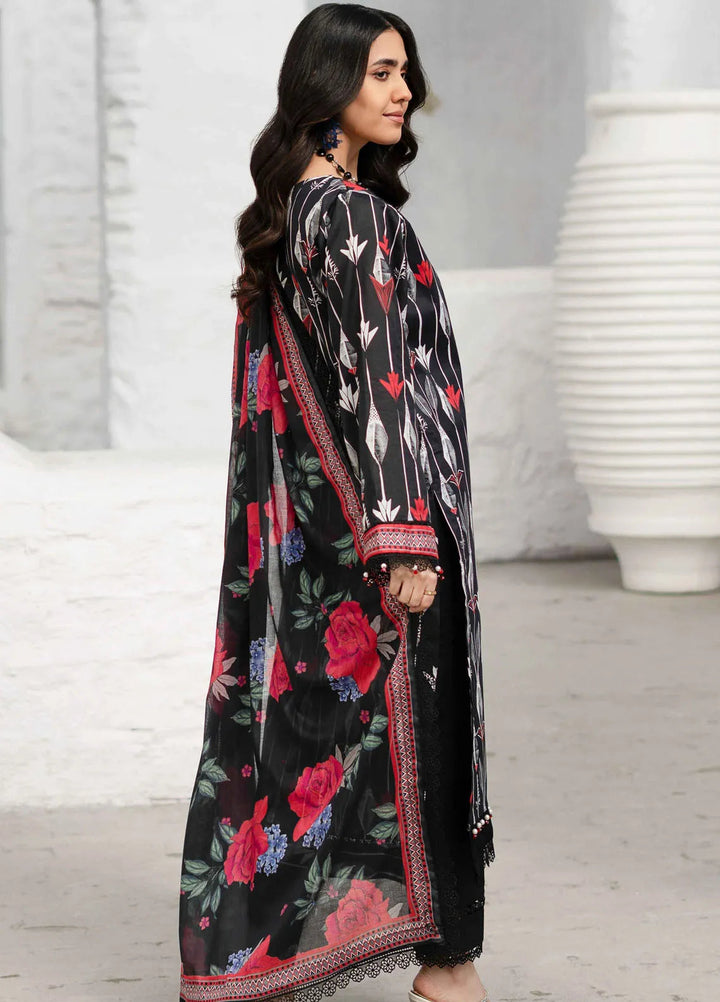 Al Zohaib Printed Lawn Suit Unstitched 3 Piece AZ25DP D-02 - Summer Collection