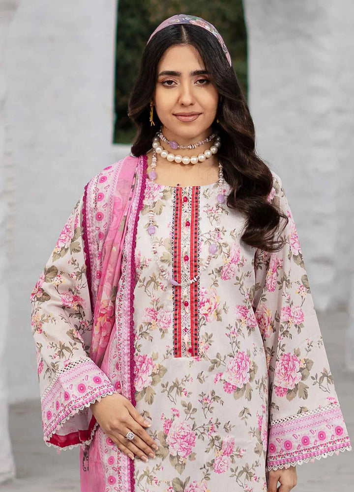 Al Zohaib Printed Lawn Suit Unstitched 3 Piece AZ25DP D-03 - Summer Collection