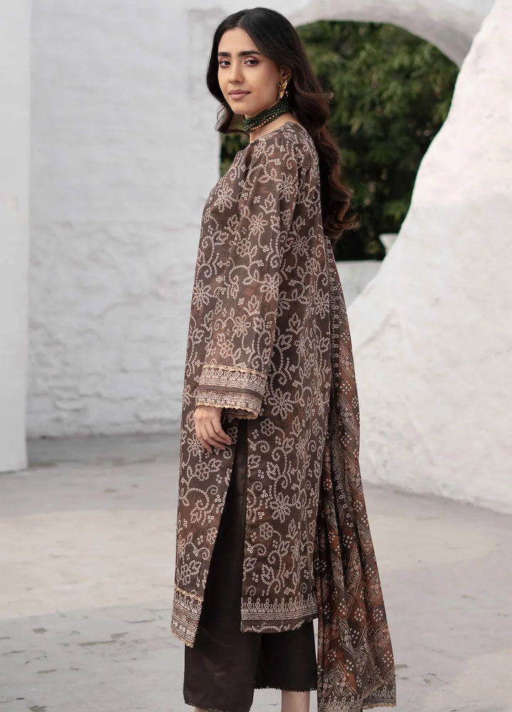 Al Zohaib Printed Lawn Suit Unstitched 3 Piece AZ25DP D-05 - Summer Collection