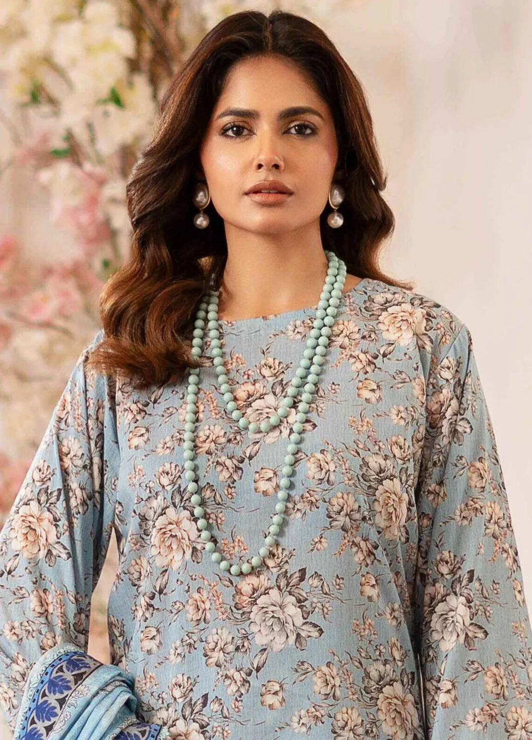 Al Zohaib Printed Lawn Suit Unstitched 3 Piece AZ25ID D-01 - Summer Collection