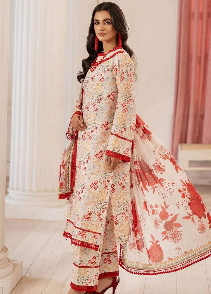 Al Zohaib Printed Lawn Suit Unstitched 3 Piece AZ25ID D-05 - Summer Collection