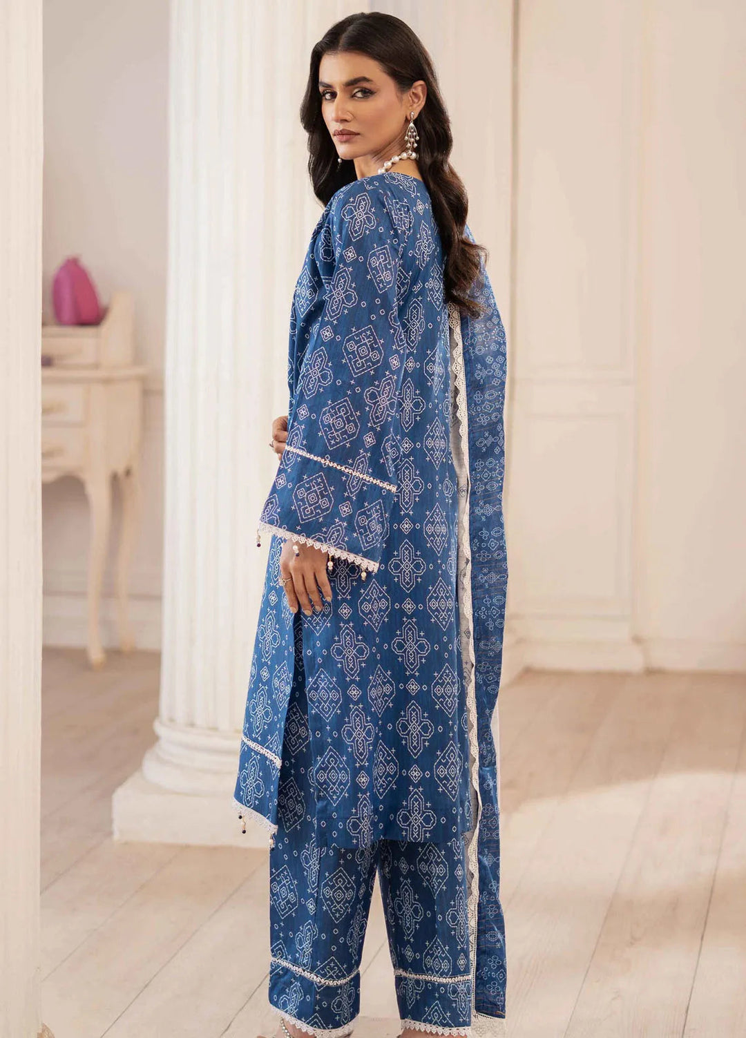 Al Zohaib Printed Lawn Suit Unstitched 3 Piece' AZ25ID D-06 - Summer Collection