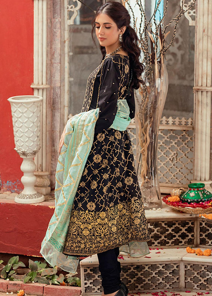 Sunehri Shaam By Al Zohaib Embroidered Jacquard Suits Unstitched 3 Piece AZ22SS 09 - Luxury Collection