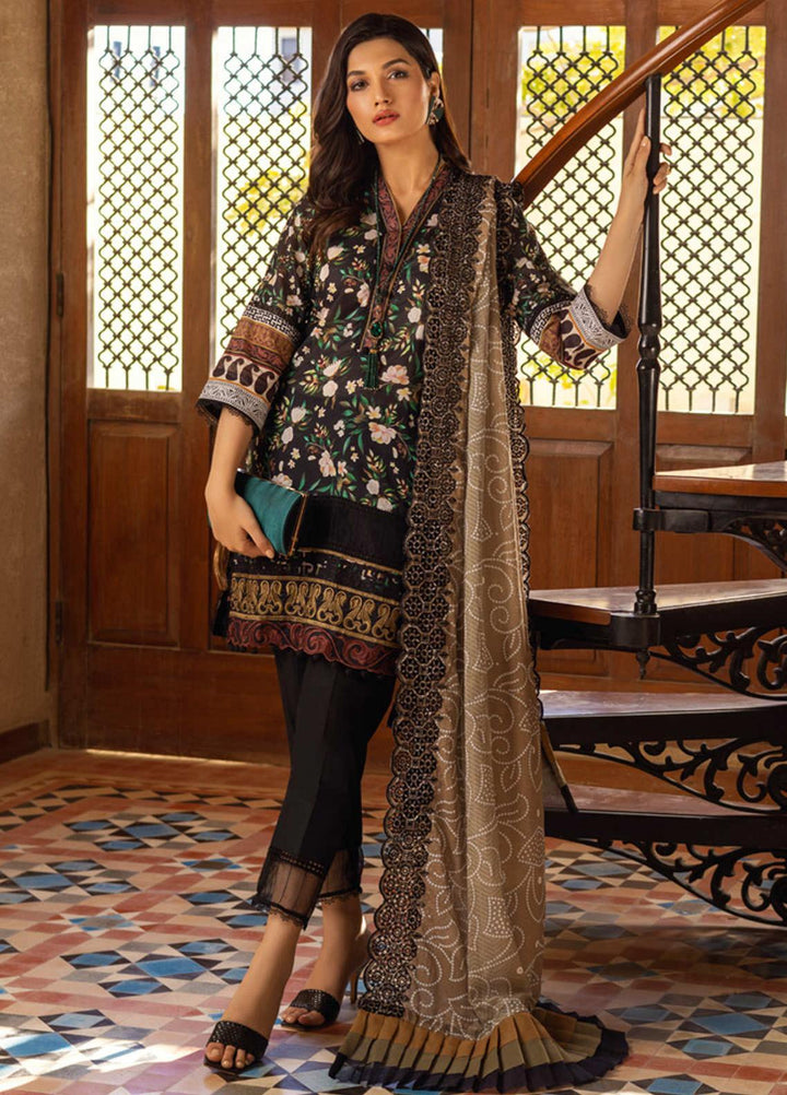 Al Zohaib Embroidered Lawn Suits Unstitched 3 Piece AZ22SNB D-6-A - Summer Collection
