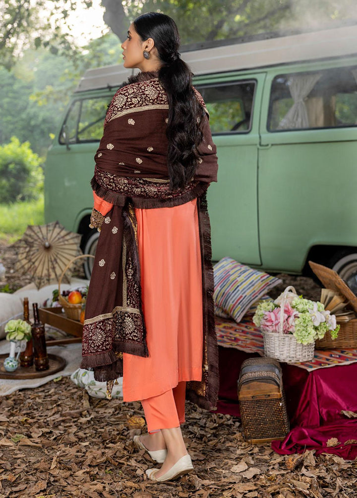 Wintry Breeze By Al Zohaib Embroidered Linen Suits Unstitched 3 Piece AZ22WB 04 - Winter Collection