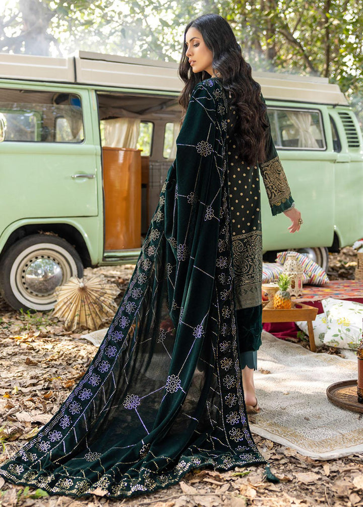 Wintry Breeze By Al Zohaib Embroidered Khaddar Suits Unstitched 3 Piece AZ22WB 08 - Winter Collection