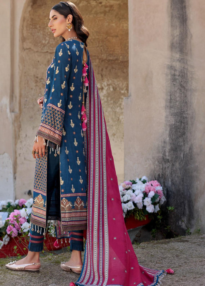Alannah By Emaan Adeel Embroidered Lawn Suits Unstitched 3 Piece EA22A AL-01 - Festive Collection