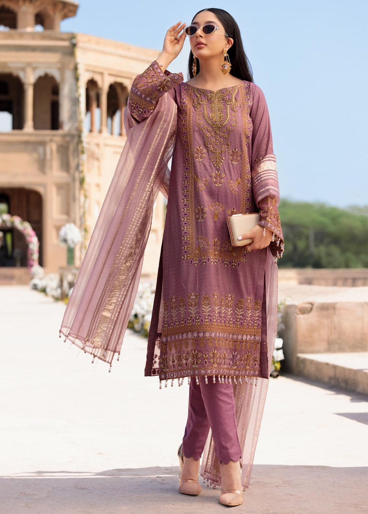 Alannah By Emaan Adeel Embroidered Lawn Suits Unstitched 3 Piece EA22A AL-04 - Festive Collection
