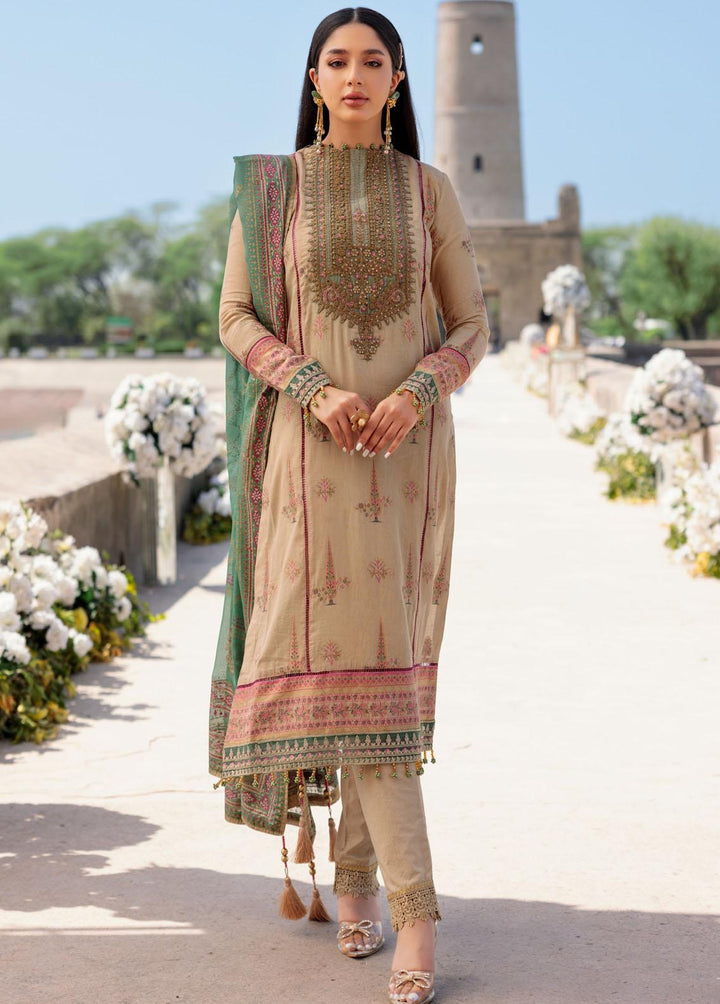 Alannah By Emaan Adeel Embroidered Lawn Suits Unstitched 3 Piece EA22A AL-06 - Festive Collection